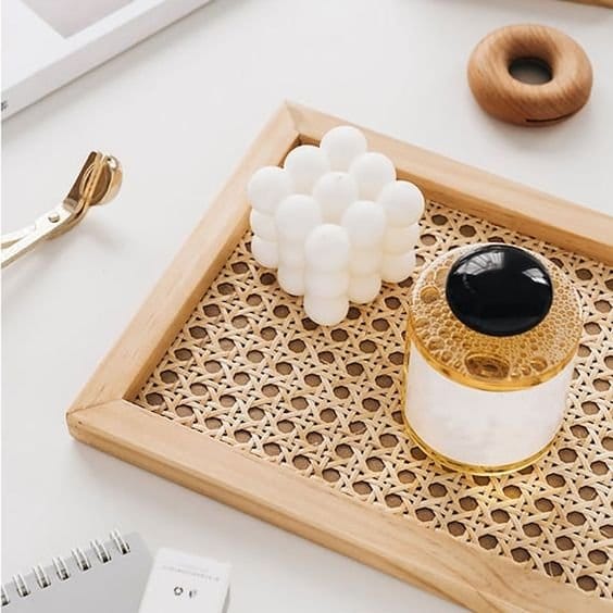 Lưới mây mắt cáo, điểm nhấn của mây tre đan