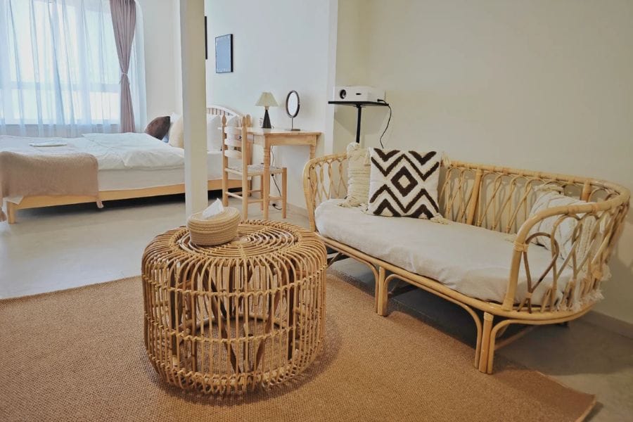 Bàn ghế dây mây