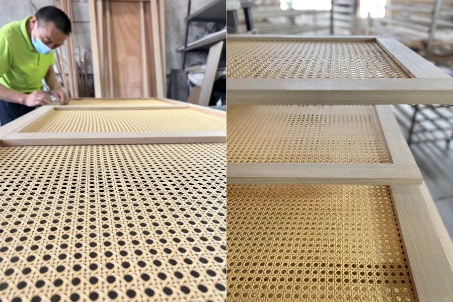 Căng mây mắt cáo đơn giản