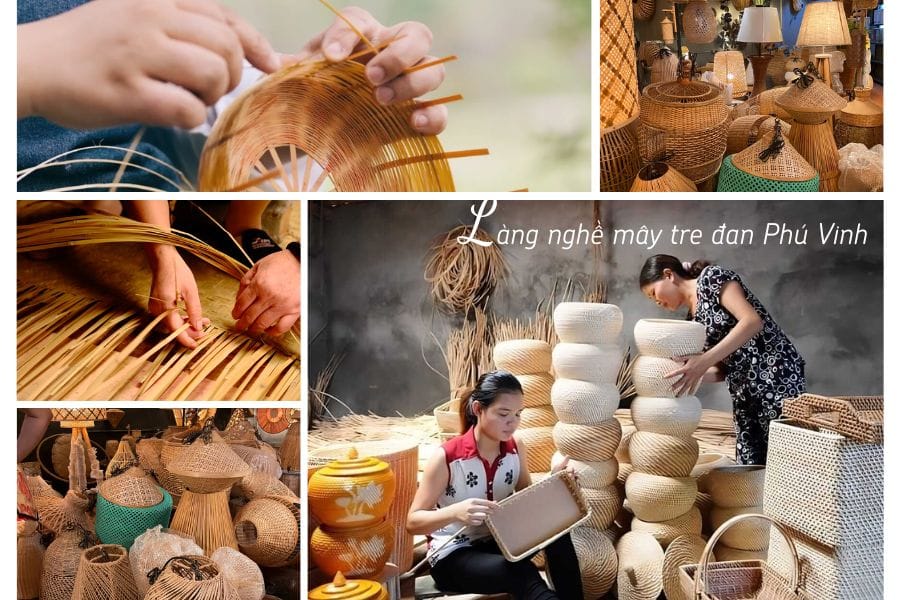 Làng nghề mây tre đan Phú Vình