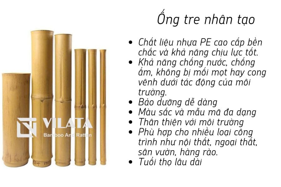 Mua ống tre nhân tạo liên hệ ngay với Vilata