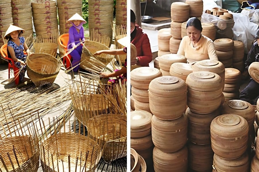 Hợp tác xã làng nghề mây tre đan