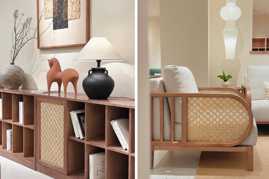 Nội thất mây tre đan được ứng dụng tại Resort, homestay, villa nghỉ dưỡng