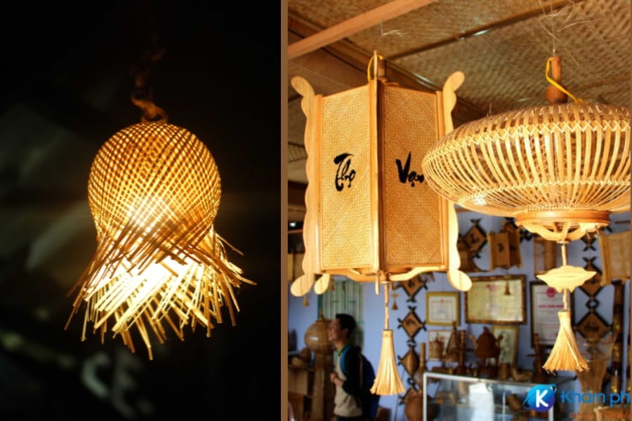 Làng nghề mây tre đan Bao La phổ biến các sản phẩm decor, lưu niệm