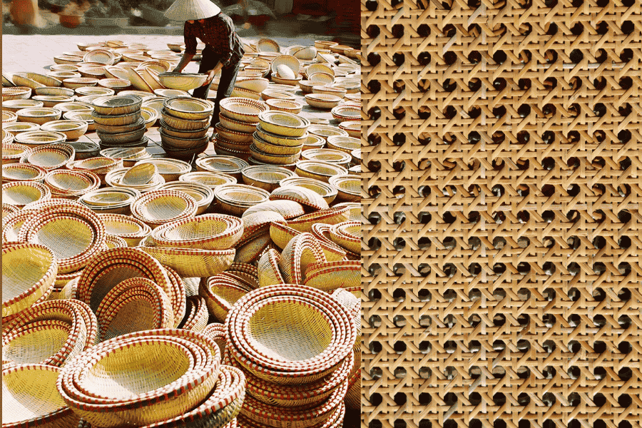 Sản phẩm làng nghề mây tre đan Phú Vinh dần xuất hiện trên thị trường quốc tế