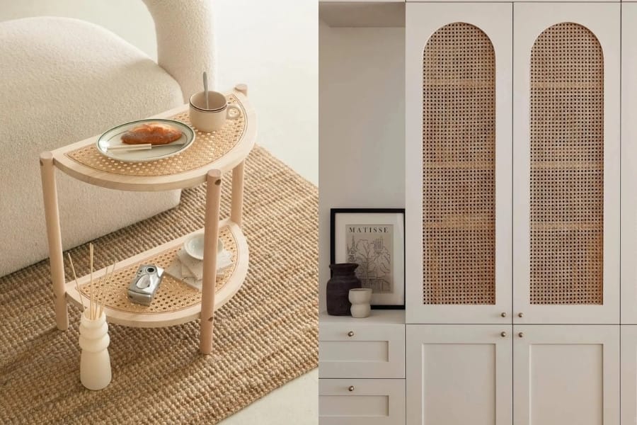 Nội thất mây tre đan đang dần trở thành lựa chọn phổ biến