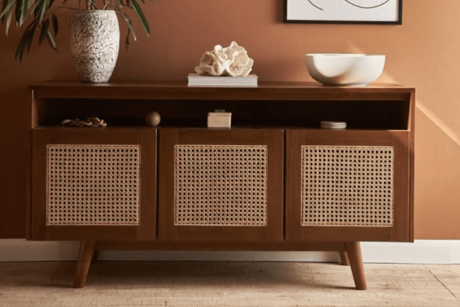 Mây nhựa còn được dùng trong các sản phẩm nội thất