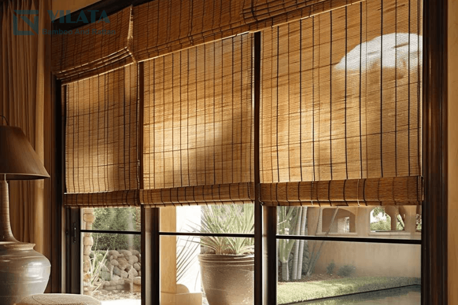 Mành sậy được sử dụng nhiều trong nội thất