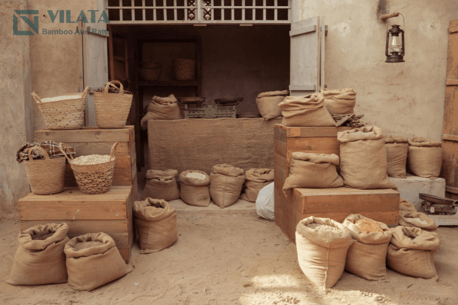 Vải bố sợi đay đã được sử dụng nhiều trong đời sống xưa