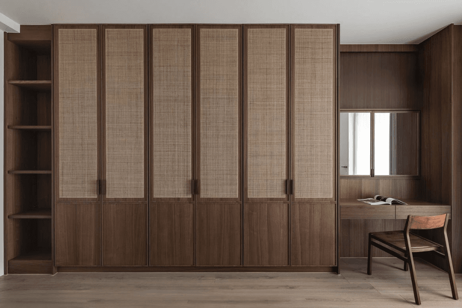 Vải bố ốp cánh tủ quần áo