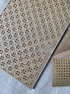 Mây Đan Hoa Thị Nhựa Nhập Khẩu Màu Vàng Xanh | HT1